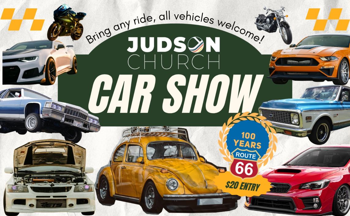 Judson Church Car Show partial flyer September 2026